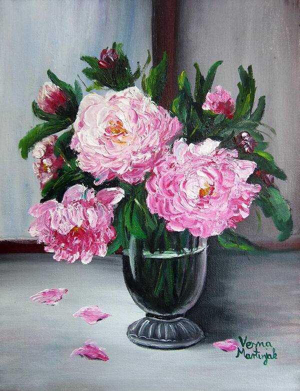 Flowers Poster featuring the painting Fragrant Bouquet by Vesna Martinjak
