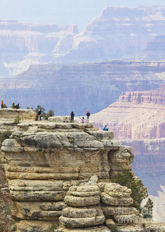 Grand Canyon Poster featuring the photograph Grand Canyon Vista by Chris Dutton
