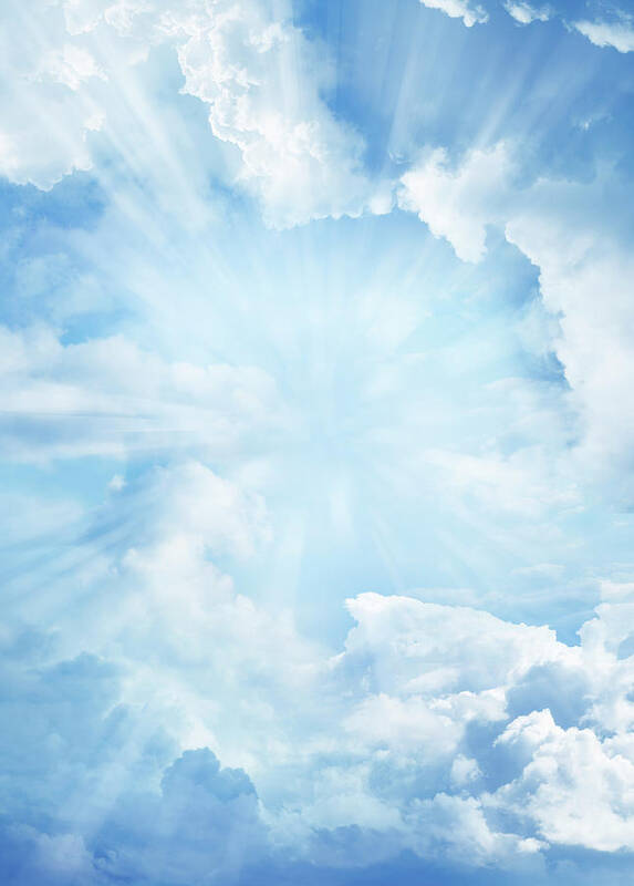 Heavens Poster featuring the photograph Heavenly sky 2 by Les Cunliffe