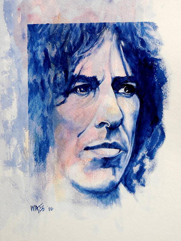 Beatles Poster featuring the painting Here Comes The Sun - George Harrison by William Walts