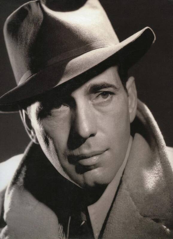 Humphrey Bogart George Hurrell Photo #1 1939 Poster featuring the photograph Humphrey Bogart George Hurrell photo #1 1939 by David Lee Guss