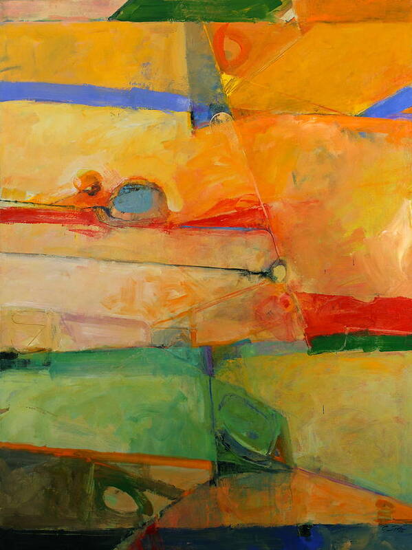 Abstract Painting Poster featuring the painting I'm in corn by Cliff Spohn