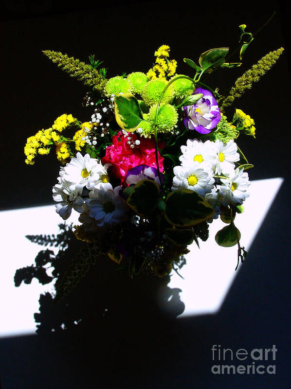 Bouquet Poster featuring the photograph In The Light In The Darkness 4 by Jasna Dragun