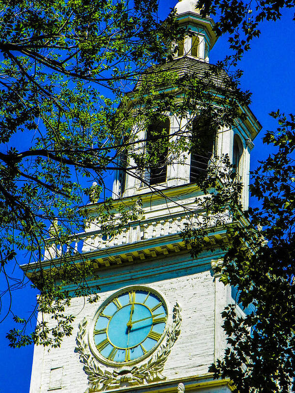 Independence Hall Poster featuring the photograph Independence Hall Clock Tower by Gerald Kloss