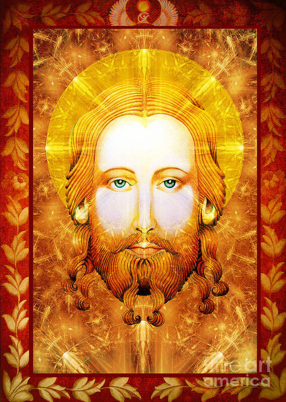 Jezus Poster featuring the digital art Jezus by Alexa Szlavics