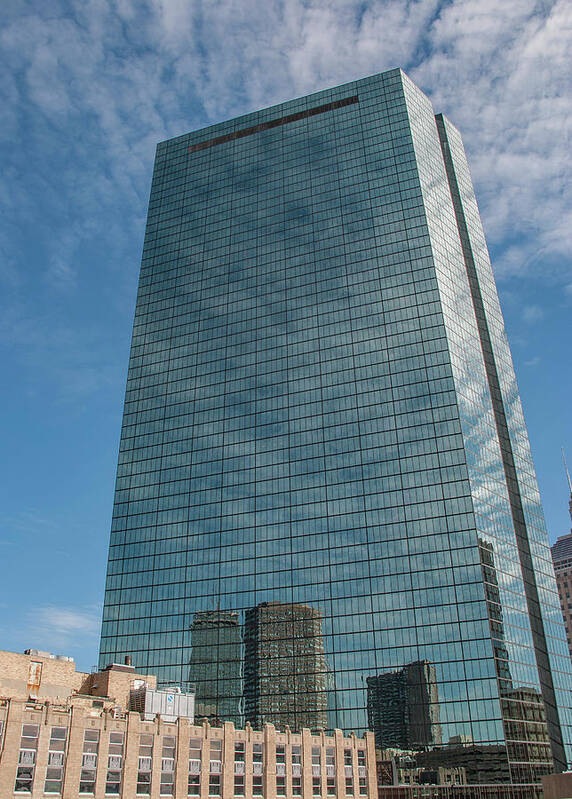 Boston Poster featuring the photograph John Hancock Building by Rick Mosher