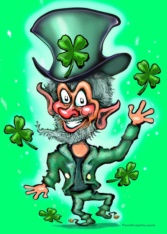 St. Patrick's Day Poster featuring the digital art Lucky Charms by Kevin Middleton