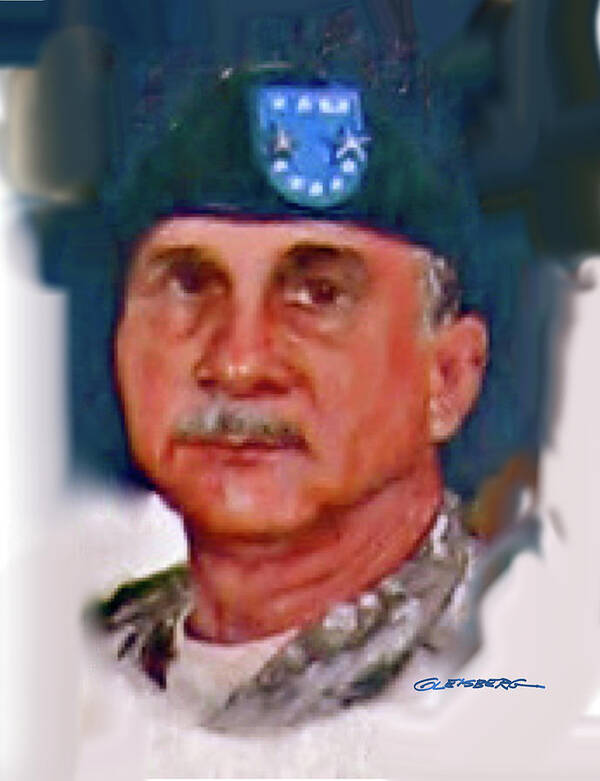 Major General William H Wade Ii Poster featuring the painting Major General William H. Wade II by Craig A Christiansen