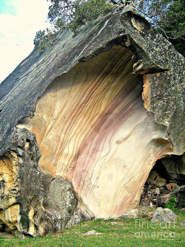 Sandstone Poster featuring the photograph Massive by Leanne Seymour