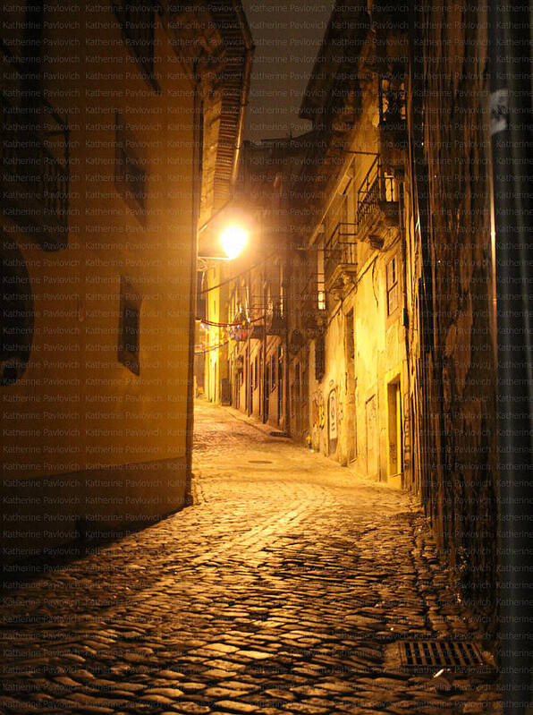 Portugal Poster featuring the photograph Midnight in Porto by Kate Pavlovich