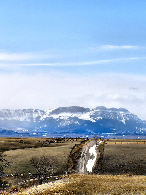 Montana Poster featuring the photograph Montana Scenery one by Susan Kinney