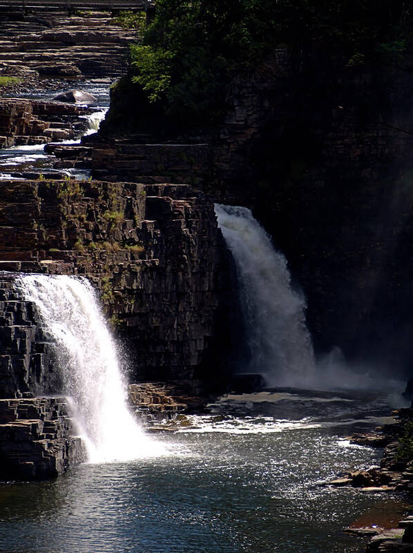 Mountains Poster featuring the photograph Mountain Falls by Newwwman