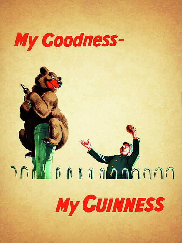 Guinness Poster featuring the photograph My Goodness My Guinness 2 by Mark Rogan