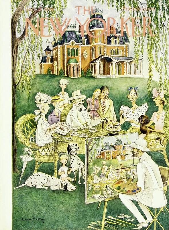 Home Poster featuring the painting New Yorker July 31 1948 by Mary Petty