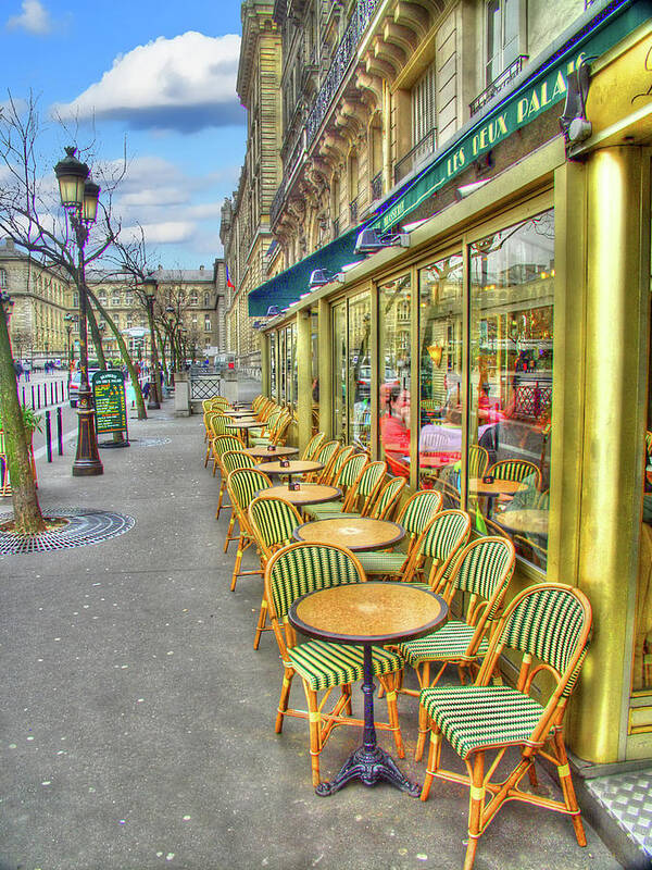 Paris Poster featuring the photograph Paris Cafe by Mark Currier