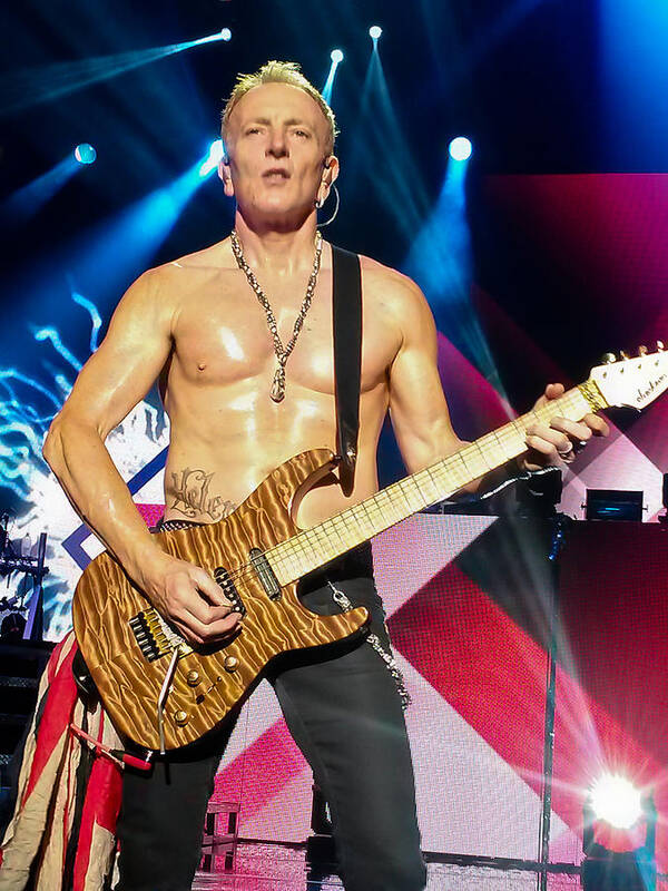 Phil Collen Of Def Leppard 5 Poster featuring the photograph Phil Collen of Def Leppard 5 by David Patterson