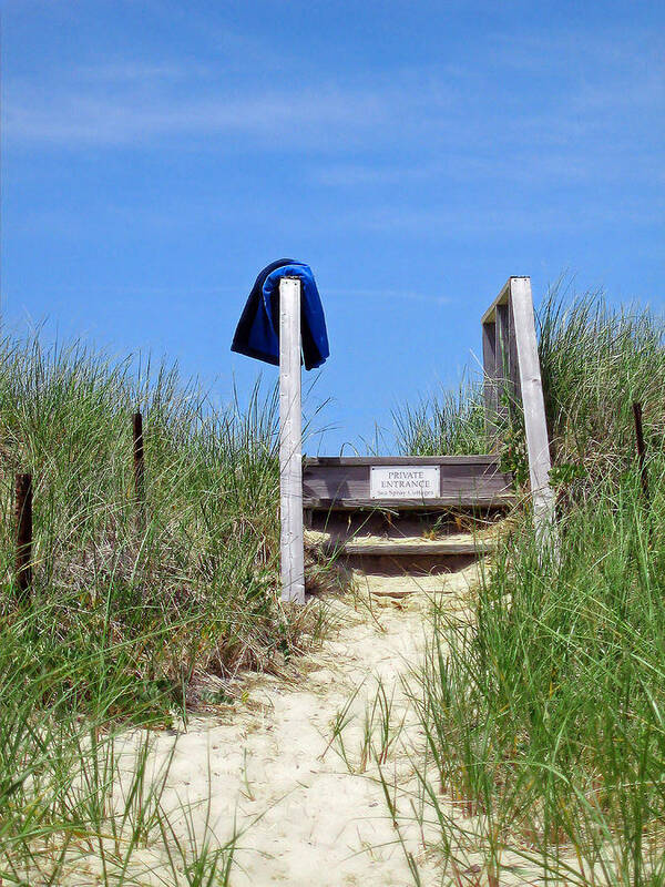 Dune Poster featuring the photograph Private Entrance by Keith Armstrong