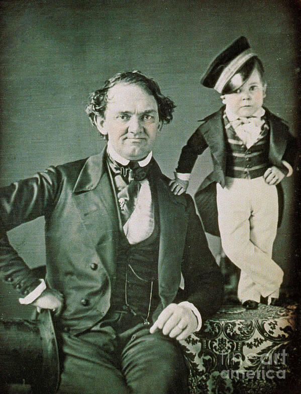 Phineas Taylor Barnum Poster featuring the photograph P.t. Barnum, American Showman by Photo Researchers