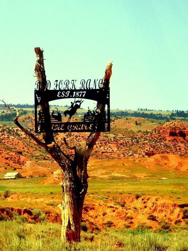 Ranch Logos Poster featuring the photograph Red Fork Ranch by Antonia Citrino