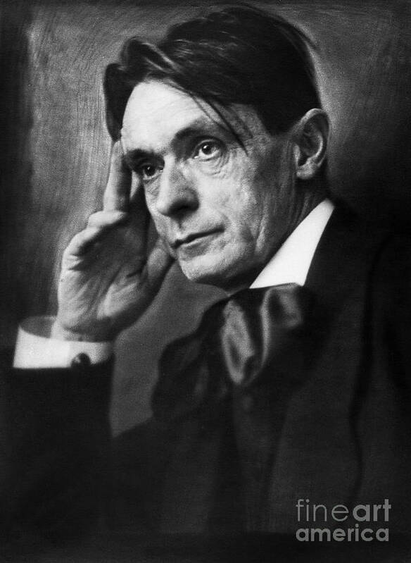 1919 Poster featuring the photograph Rudolf Steiner by Granger