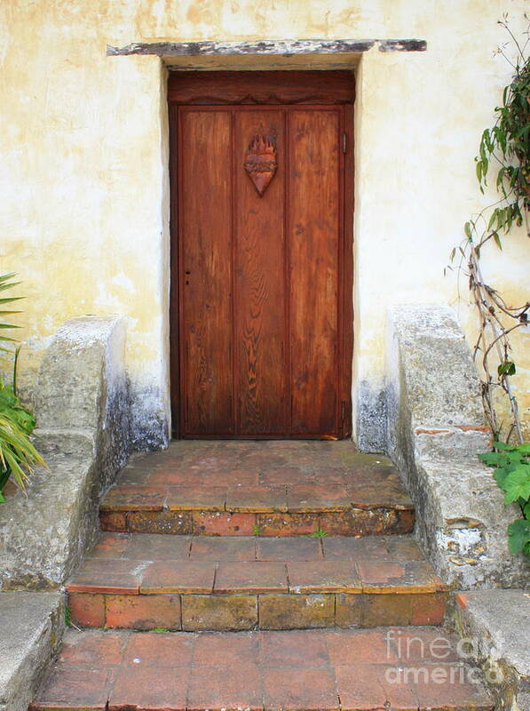 Door Poster featuring the photograph Sacred Heart Door by Carol Groenen
