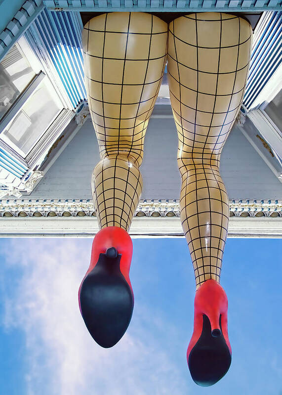 Surrealism Poster featuring the photograph San Francisco Legs - Haight Ashbury by David Smith