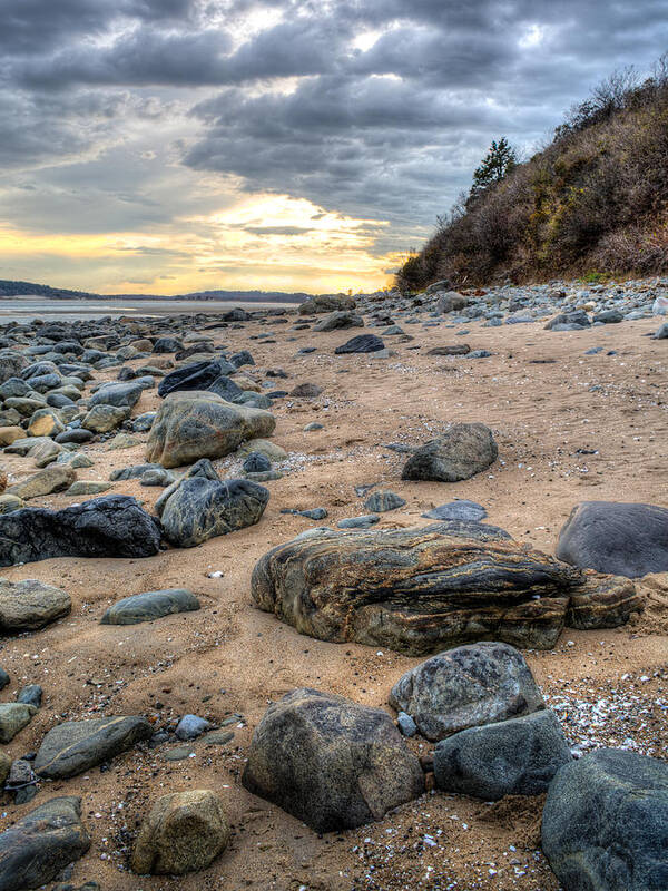 Dave Thompsen Photography Poster featuring the photograph Sandy Point by David Thompsen