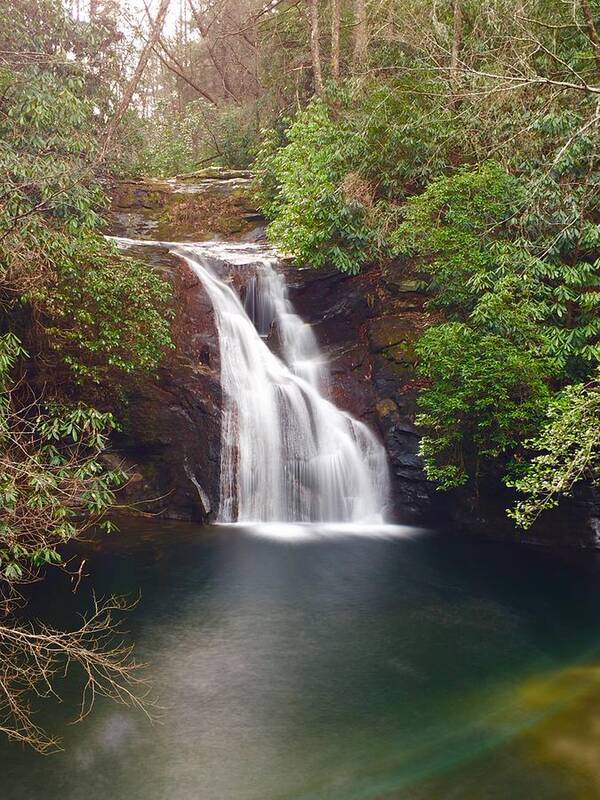 Waterfall Poster featuring the photograph Serene by Richie Parks