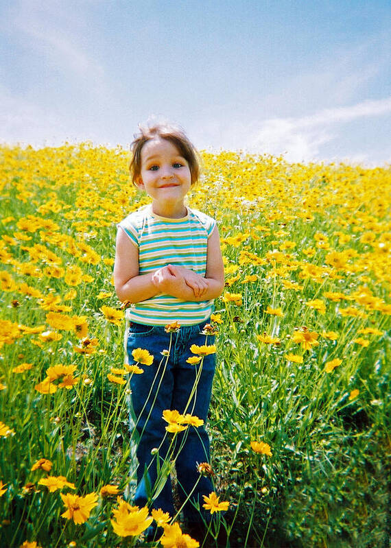 Spring Poster featuring the photograph She Loves Yellow by Joy Tudor