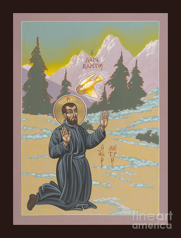 St Peter Faber Inspired By The Holy Spirit Poster featuring the painting St Peter Faber Inspired by the Holy Spirit 165 by William Hart McNichols
