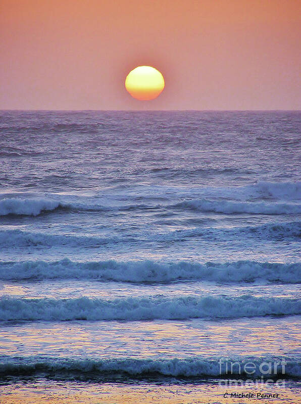 Sun Poster featuring the photograph Sun to Sea by Michele Penner