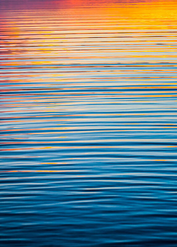 Abstract Poster featuring the photograph Sunrise Abstract by Parker Cunningham