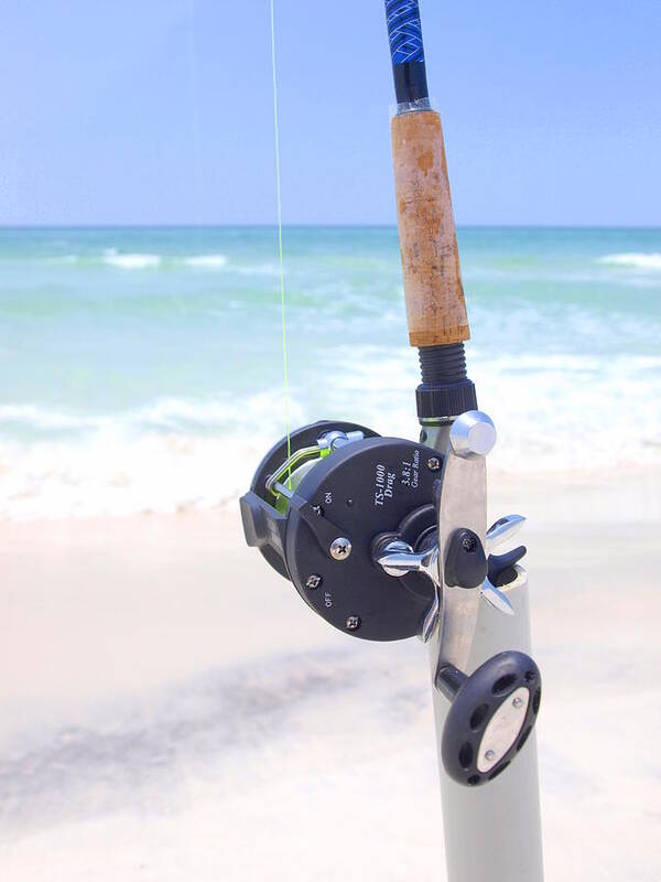 Surf Fishing Photo Poster featuring the photograph Surf Fishing by James Granberry