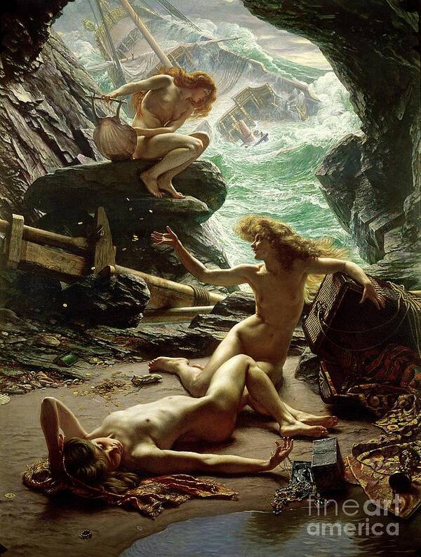 #faatoppicks Poster featuring the painting The Cave of the Storm Nymphs by Sir Edward John Poynter