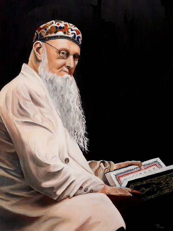 Cleric Poster featuring the painting The Cleric by Vic Ritchey