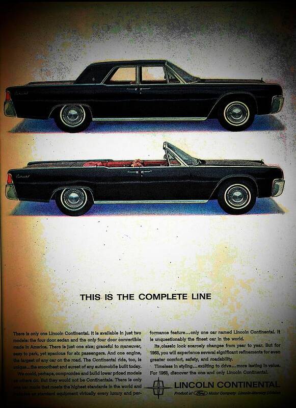 Advertisements Poster featuring the photograph The Complete Line by John Schneider