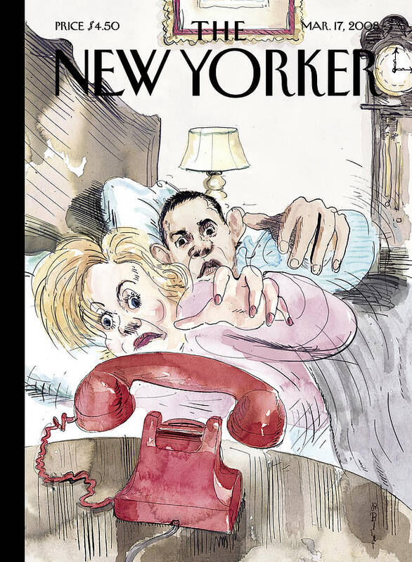 Hillary Poster featuring the painting I'll Get It by Barry Blitt