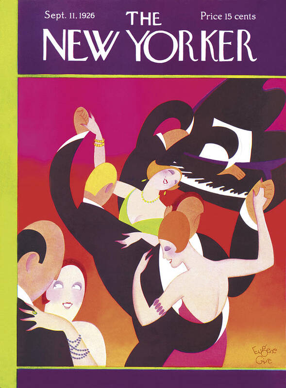 Dance Poster featuring the painting New Yorker September 11th, 1926 by Eugene Gise