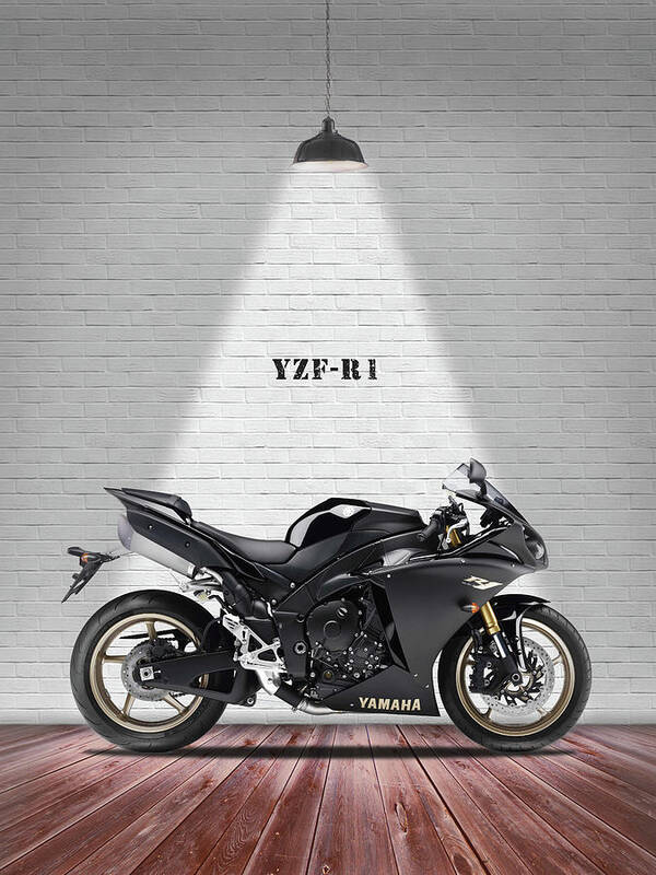 Motorcycle Poster Yamaha YZF-R1 Dragonbike