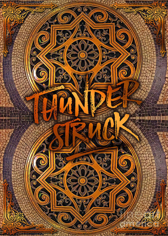 Thunderstruck Poster featuring the photograph Thunderstruck Palais Garnier Opera Mosaic Floor Paris France by Beverly Claire Kaiya