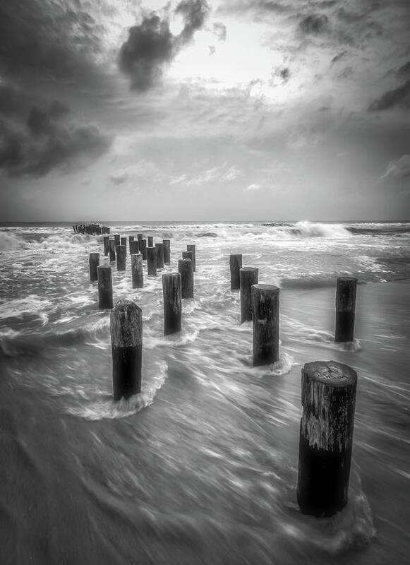 Naples Beach Poster featuring the photograph Tropical Wave by Bill Martin