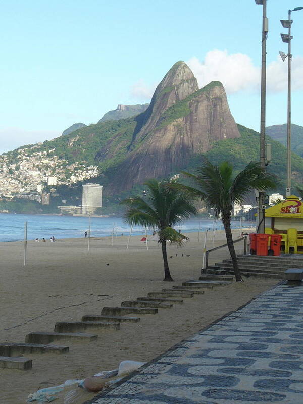 Landscape Poster featuring the photograph Two Brothers in Rio by Joe Burns