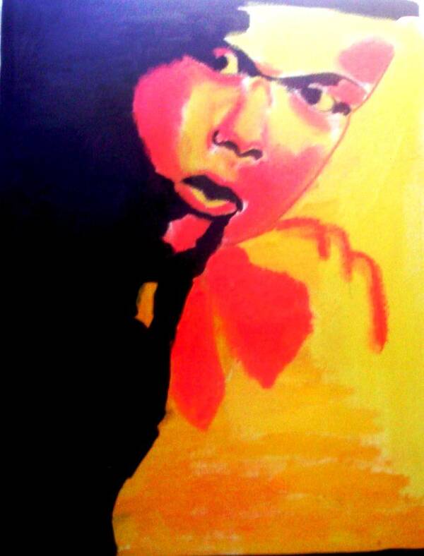 Portrait Poster featuring the mixed media Urban King by Lorna Lorraine