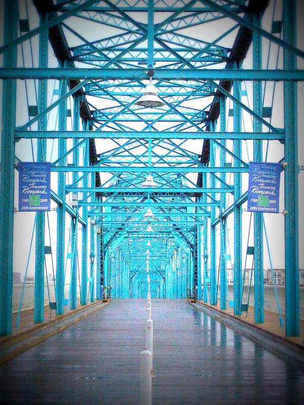 Chattanooga Poster featuring the photograph Walnut Street Bridge 2 Chattanooga by Megan Ford-Miller
