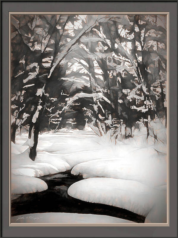 Nature Poster featuring the photograph Warmth of a Winter Day by John A Rodriguez