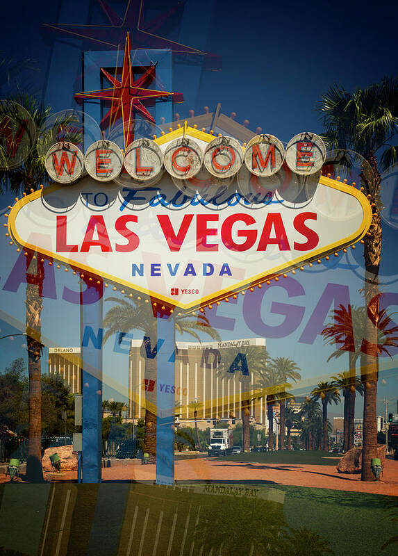 Las Poster featuring the photograph Welcome To Vegas XIII by Ricky Barnard