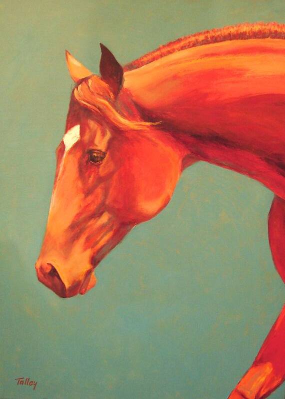 Horse Poster featuring the painting Western Champion by Pam Talley