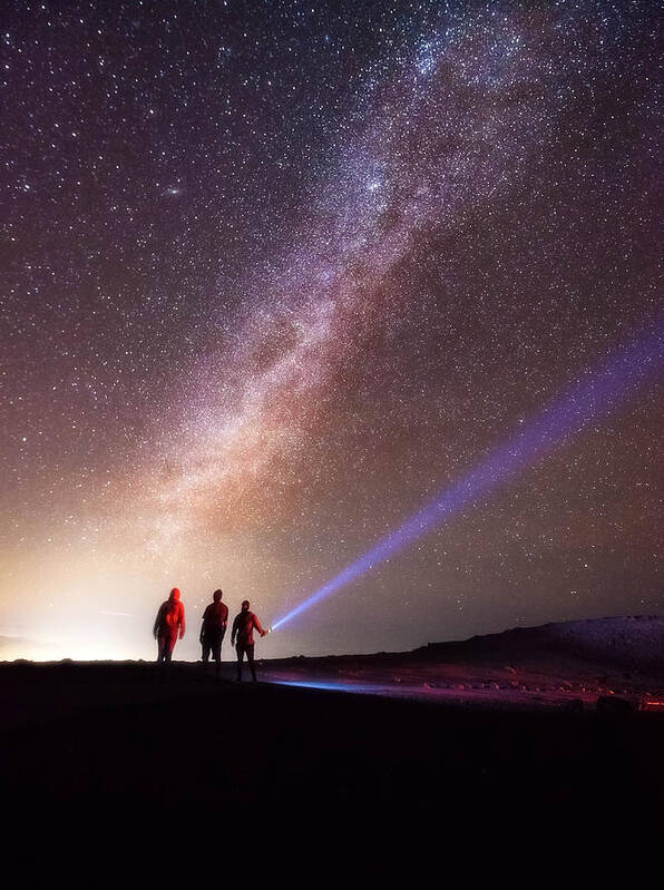 Milkyway Poster featuring the photograph Wondering by Micah Roemmling