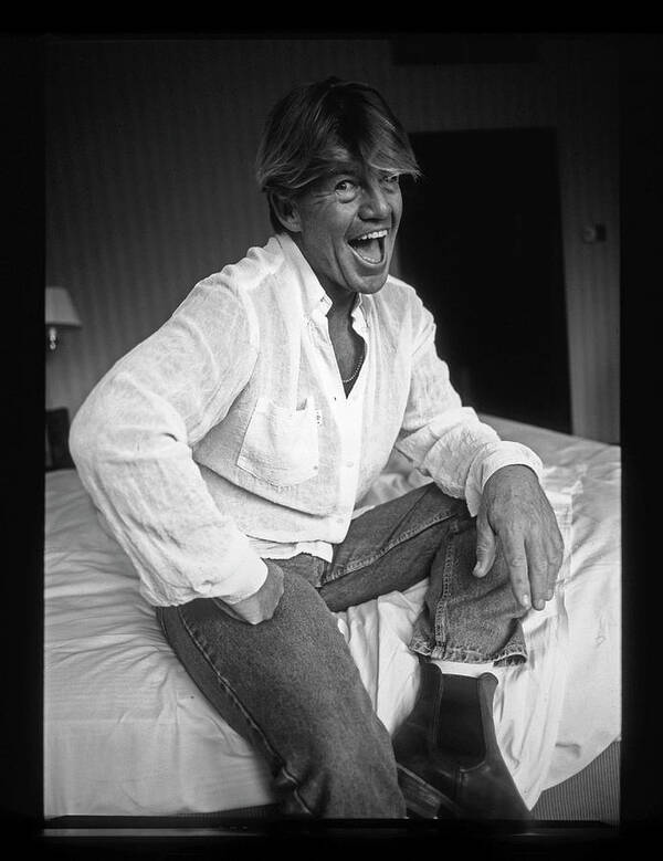 Actor Poster featuring the photograph Robin Askwith Actor Confessions Movie #1 by Martyn Goodacre