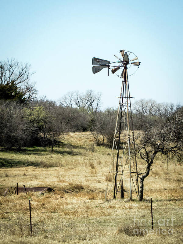 Windmill Poster featuring the photograph Windmill #3 by Cheryl McClure